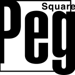 Square Peg Logo invert